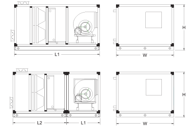 American Pro - American Pro® AHU HORIZONTAL TYPE (Y3)